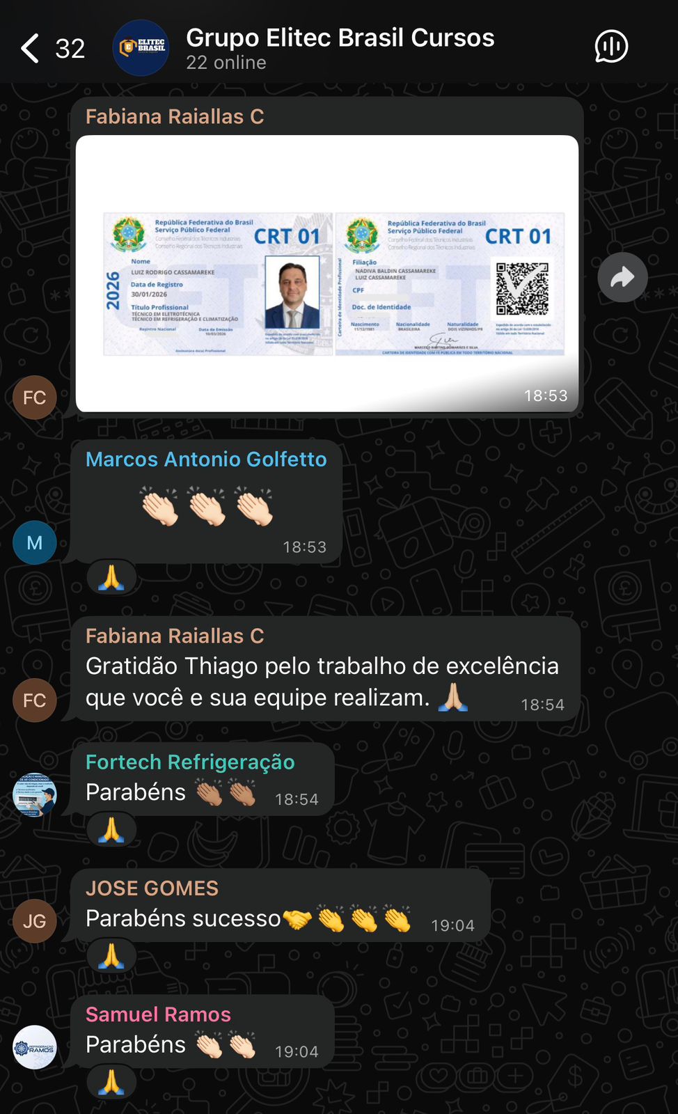 Depoimento de Fabiana Raiallas C