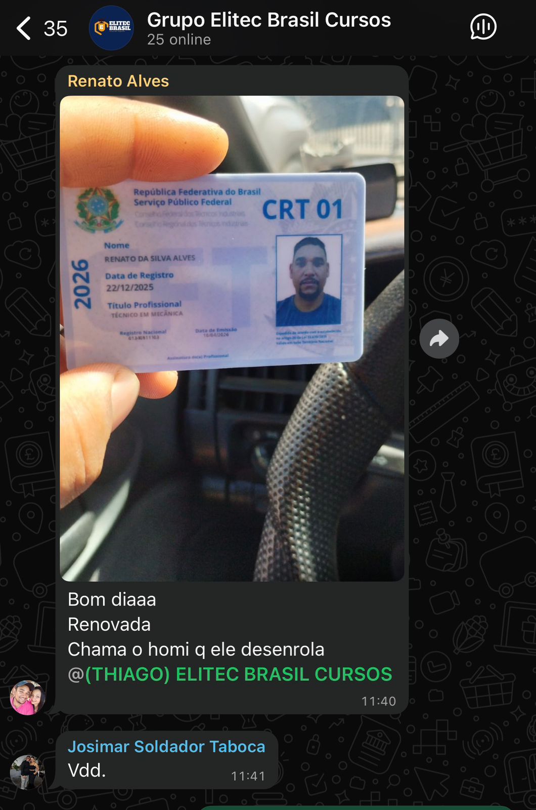 Depoimento de Renato Alves